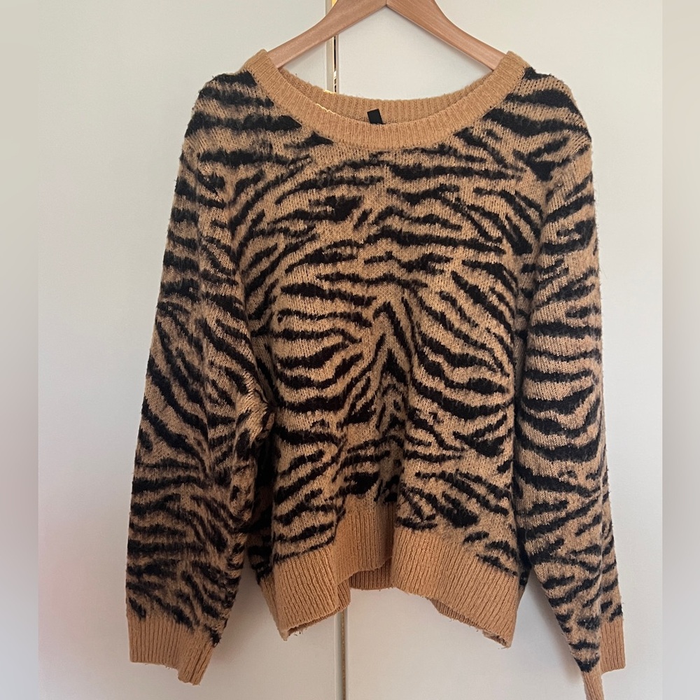 H&M Tiger Striped Sweater